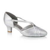 Alkalmi latin női tánccipő: Freed of London Ruby model - SILVER